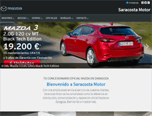 Tablet Screenshot of mazdazaragoza.com